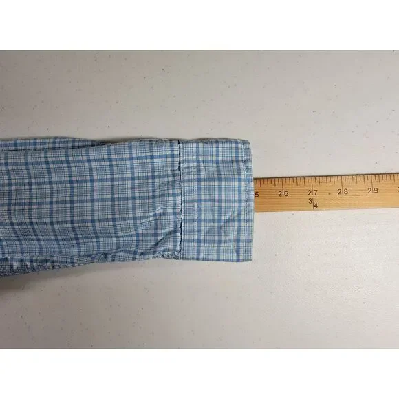 Vineyard Vines Slim Fit Tucker Blue Plaid Shirt - Small - Picture 3 of 8